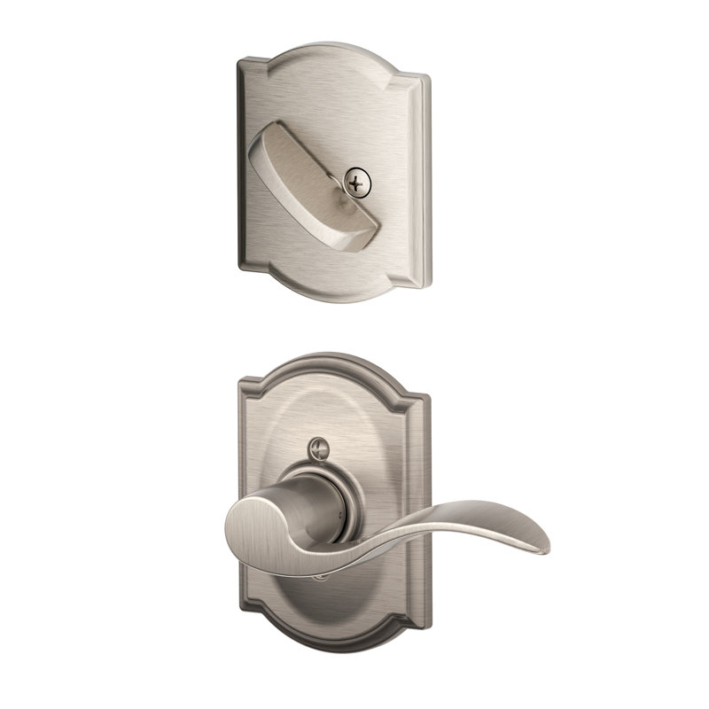 Accent Interior Lever Set, Satin Nickel, Right