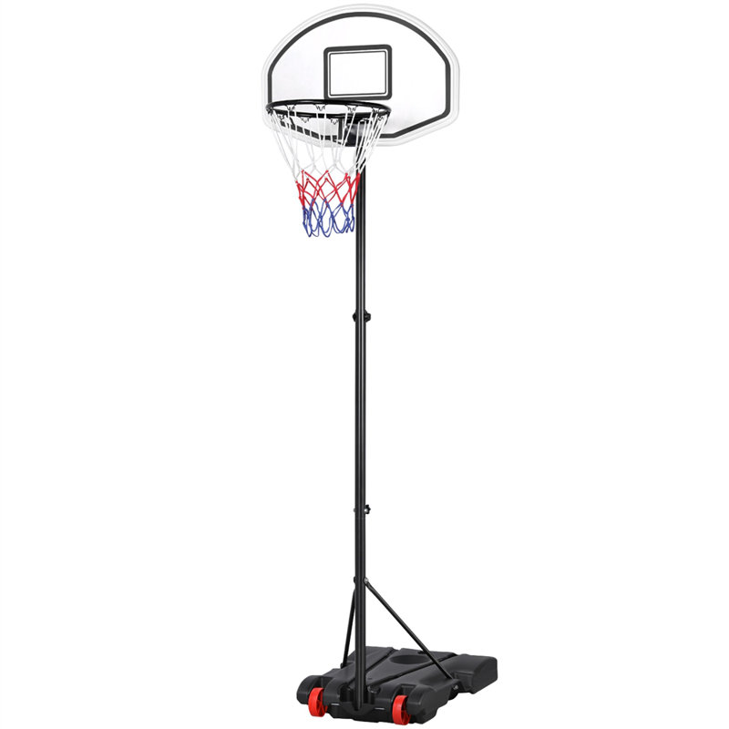Height-Adjustable Basketball Hoop System, Black