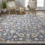 Azalea Vintage Oriental Gray/Ivory/Red Area Rug-1655147052