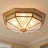 4 - Light 20" Mid-Century Modern Octagonal Flush Mount Lighting Dimmable