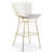 White Seat/Gold Frame