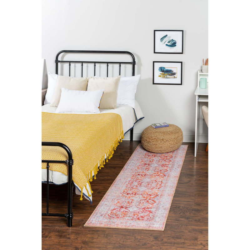 Chenille Oriental Indoor Rug, Runner 2'6" x 12'