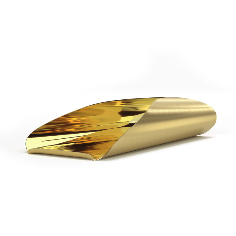 Biju Metal Decorative Bowl, Polished Gold
