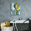  «Horizontal Bands 2» par Alonzo Saunders, art mural sur toile, 12 po x 16 po