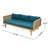 Claremont 3 Seater Daybed With Rattan Arms-648468046-648468043
