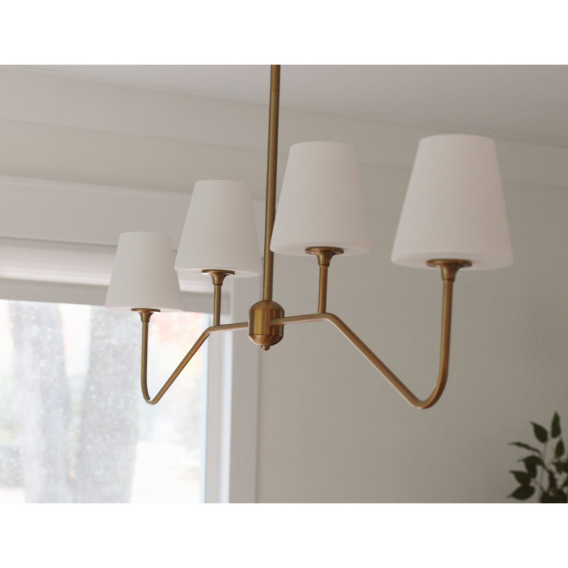 Lane 4-Light Chandelier, Vibrant Gold
