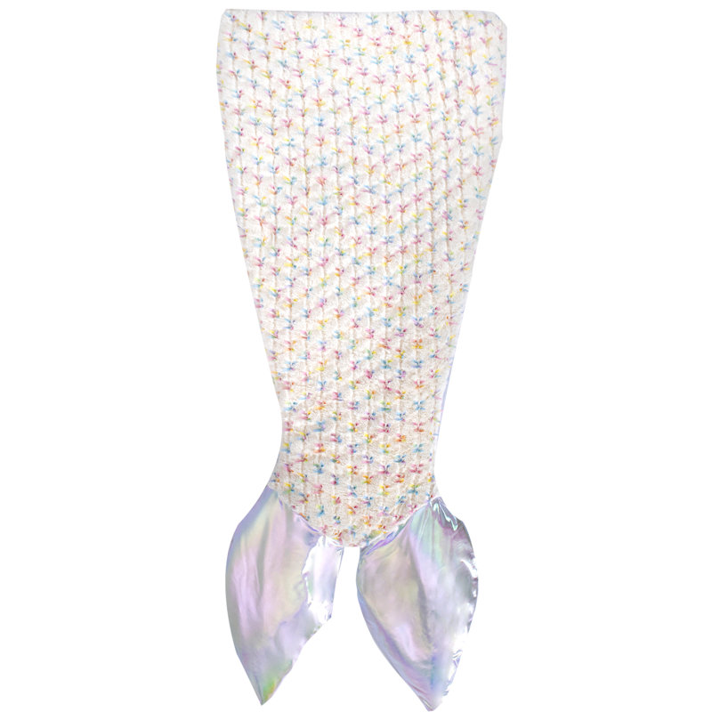 Couverture Kids Mermaid Tail, Rose, 52.7" L x 19.6" W
