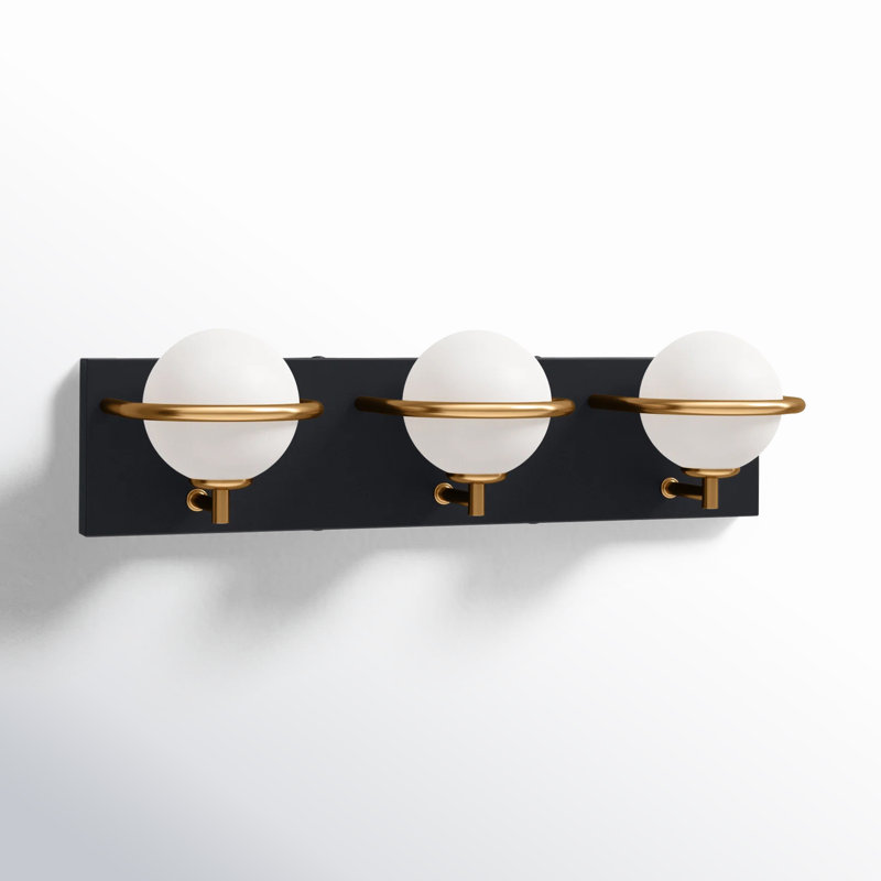 Bertram 3 Light Frosted Dimmable Vanity Light