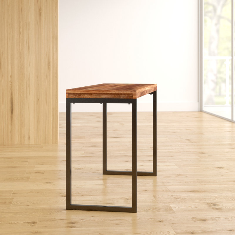 Guna 120cm Solid Wood Top Console Table, Acacia