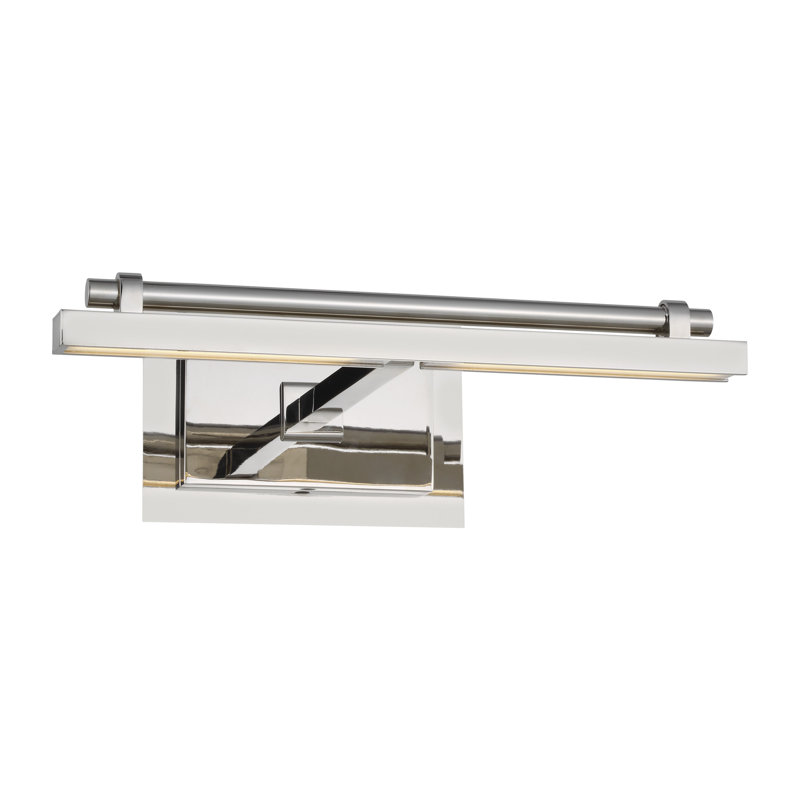 Kal Dimmable LED Wall Mounted Picture Light, Polished Nickel
