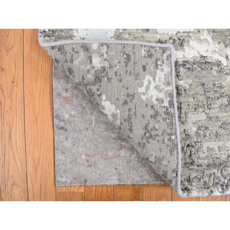 Tapis rectangulaire en laine New Age de conception unique 4 pi x 6 pi Bultema