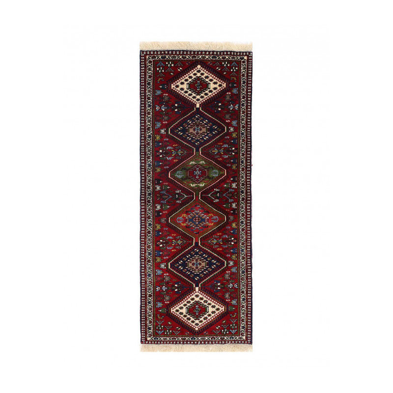 Fine Hand knotted Persian Yalameh runner 2'1"X6'4"