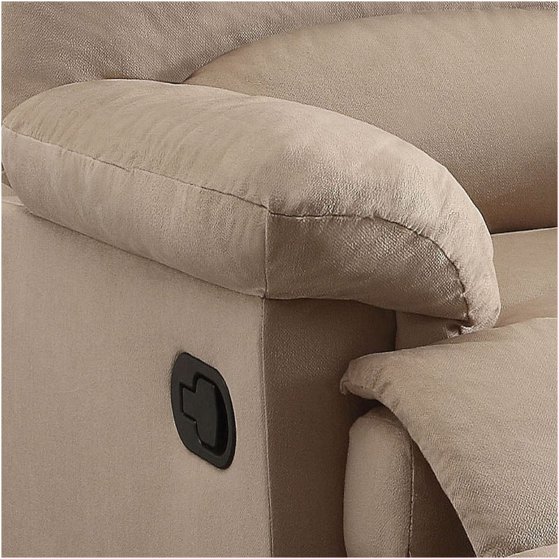 Beige Recliner With Pillow Top Arm, Beige