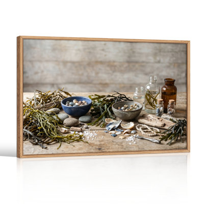 Ensemble de 1 tableau sur toile « Éléments naturels »
