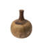 Pièce de décor en forme de vase 11 "en bois-1320599520