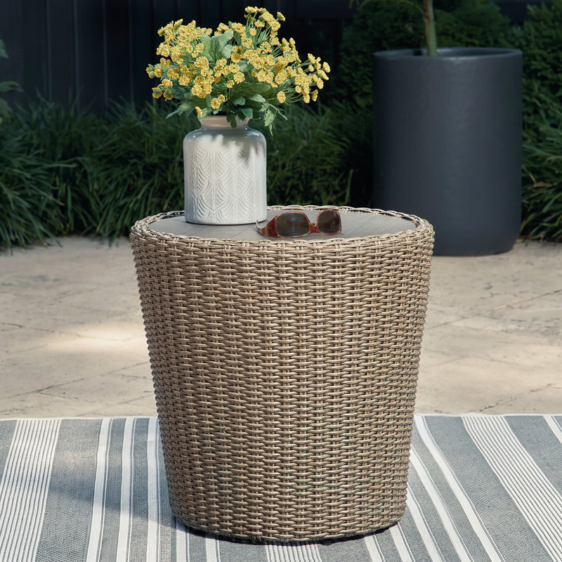 Danson Rattan Side Table