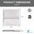 2' x 2' LED Troffer Light Fixture