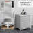 Bamboo Laundry Hamper With Lid, Laundry Basket With Removable Liner Bag, Dirty Clothes Hamper, 19.75 X 14.25 X 23.5 Inches, White-463472764