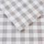 Ensemble de 4 draps imprimés à carreaux gris à chevrons-122524914