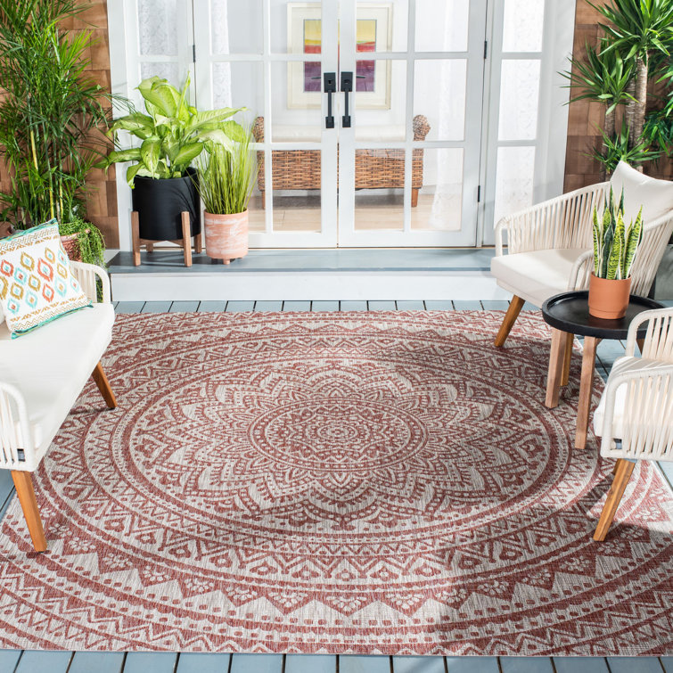 Amedee Performance Floral Indoor/Outdoor Area Rug