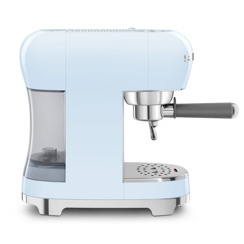 Manual Espresso Machine, Pastel Blue