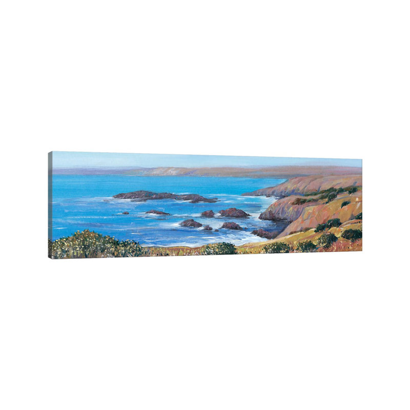 Panoramic Ocean View I by Tim OToole - No Frame Panoramic Gallery-Wrapped Canvas Giclée on Canvas, 30.48cm H x 91.44cm W