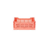 Foldable Plastic Crate, Collapsible Storage Bin to Organize Your Rooms, Collapsible Utility Crate
