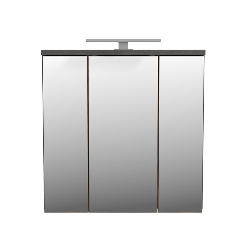 Aceituno Bathroom Cabinet, Dark Grey Concrete/Vintage Old Wood