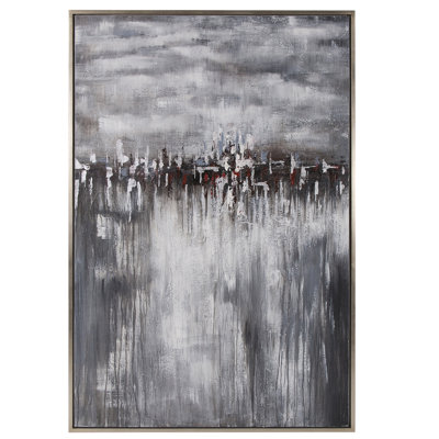 «In the Moonlight», peinture sur toile encadrée