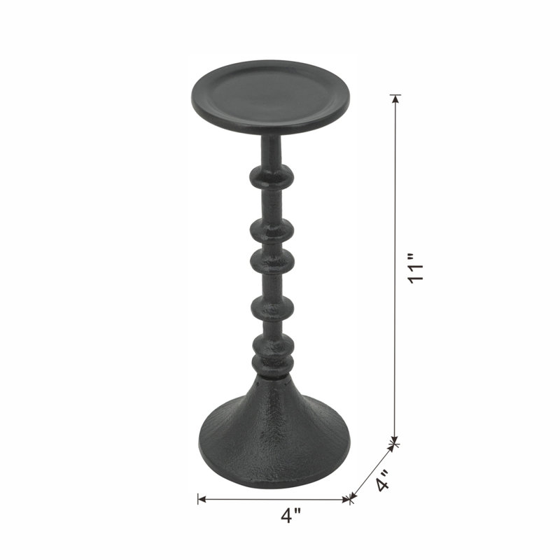 Porte-bougie D4x11, H 11 po x l 4 po x P 4 po