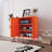2 Door Lockable Metal Storage Cabinet, 3-Tier Heavy Duty Industrial Cabinet with Removable Shelves, Easy Assembly Multi-Purpose Storage for Home Office-1745672687