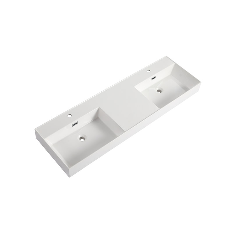 Bassin en résine pour meuble-lavabo