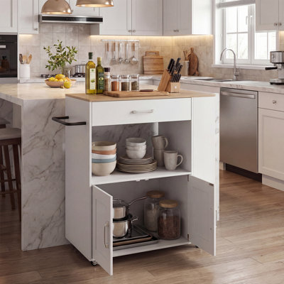 Wood Kitchen Cart
