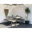 Blase Rectangular Metal Outdoor Dining Table , 160cm cm W 90cm cm D
