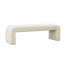 Kenneth Faux Sheepskin Bench
