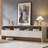 Dulane 70'' Modern TV Stand with Open Shelf&Large Storage Space for TVs up to 75'',White-977339615