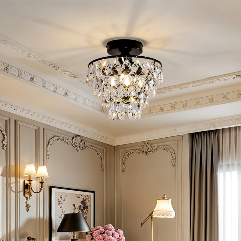 Flush Mount, black