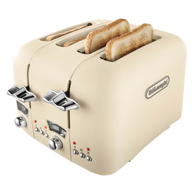  4 Slice Argento Toaster