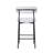 Caydan 98.5cm Upholstered Bar Stool with Metal Frame