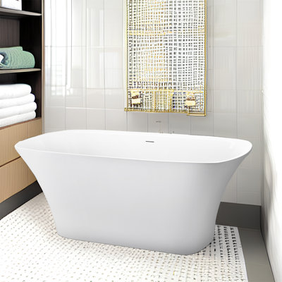67'' x 30.7'' Soaking Acrylic Bathtub