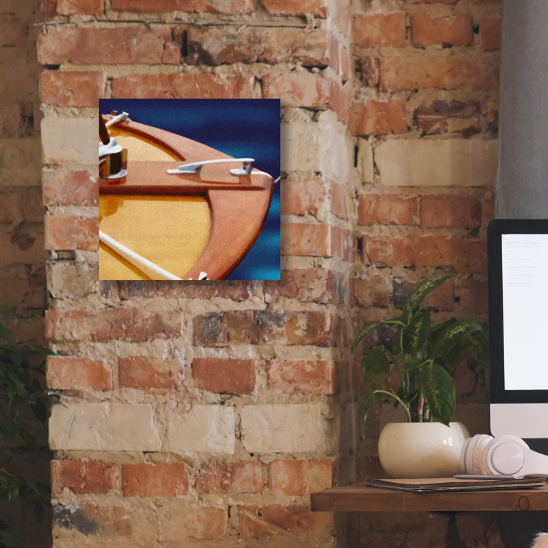 «Nautical Closeups 4» par Carlos Casamayor, art mural sur toile, H 12 po x l 12 po x P 0,75 po