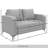 Belmont Velvet Upholstered Loveseat-120132866