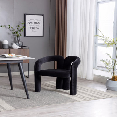 Fauteuil d'appoint / de salle à manger / de baril contemporain