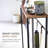 Yamazaki Home Tower Modern Slim Console Table, Metal And Wood Skinny Hallway Table, 32" - Steel-69631483
