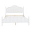 Base de lit plateforme en bois massif rétro avec tête de lit sculptée, support de lattes dense, joints de mortaise-tenon et assemblage facile-1863511621-1863511643