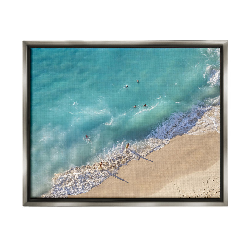 Art mural par Richard Silver BC-912, Cadre flottant gris lustré, H 25 po x l 31 po