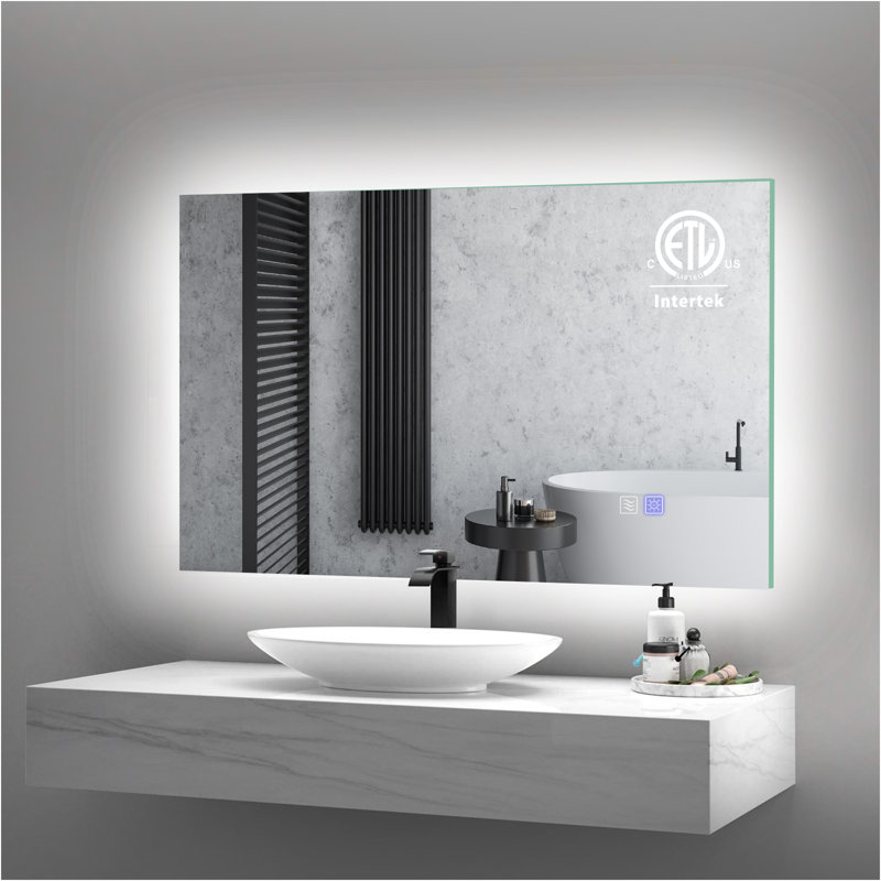 Miroir de salle de bain Caellum, H 27,95 po x l 20 po x P 1,38 po
