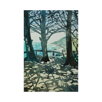 Ragged Point Big Sur by Luisa Millicent - Wrapped Canvas Gallery-Wrapped Canvas Giclée