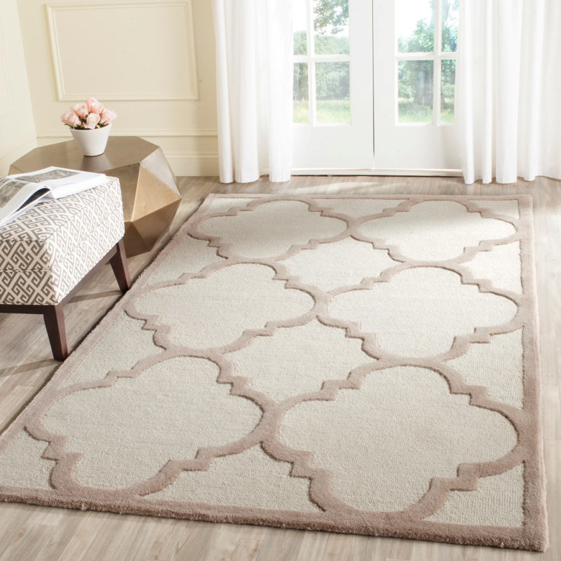 Tapis en laine touffeté à la main Cannen, Rectangle 5 pi x 8 pi