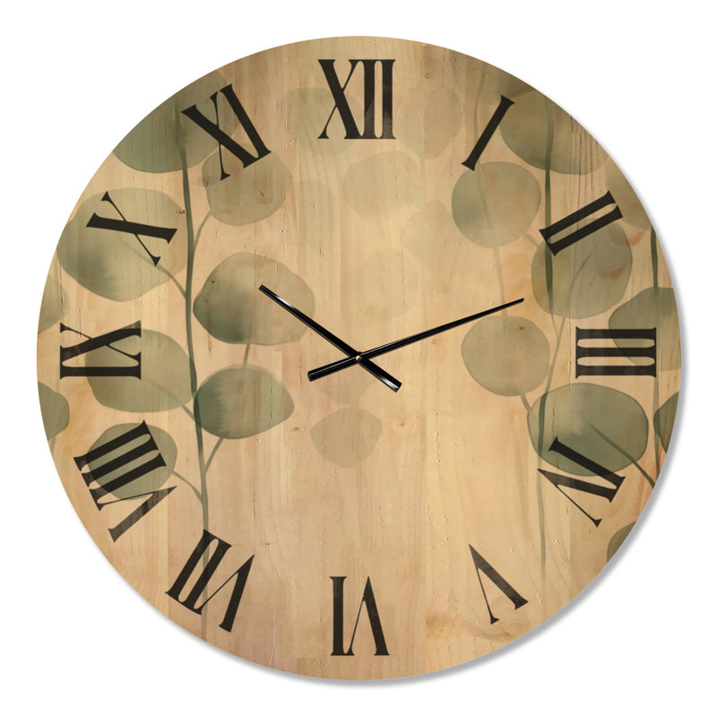 Horloge murale surdimensionnée en bois Minimalist, Oversized